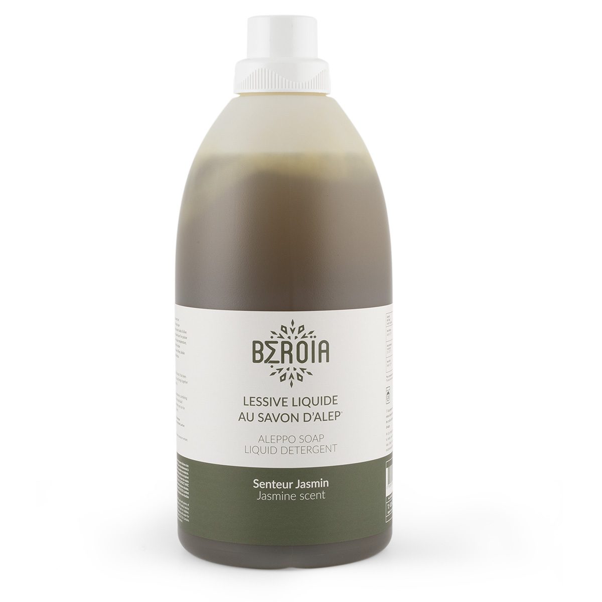 Ecologische Vloeibare wasmiddel met Aleppozeep en jasmijn geur – schoon textiel - verzacht kleding - 2L - Afbeelding 4