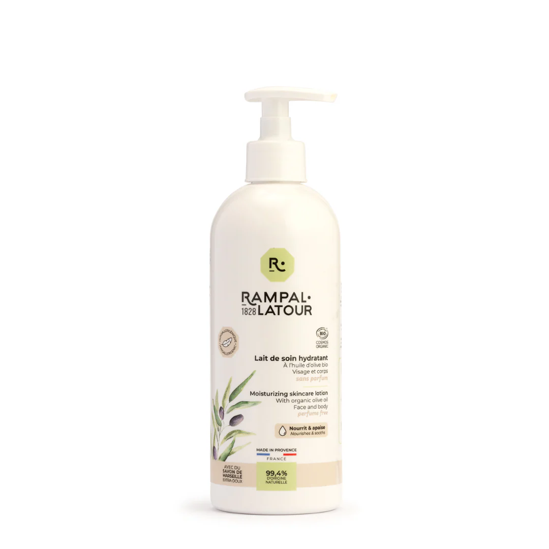 Gecertificeerd biologisch Baby comfort hydraterende gezicht en lichaam verzorgingsmelk - geurvrij 500ml - Cosmos Biologisch