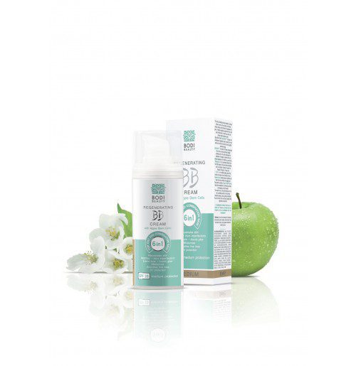 Anti-age BB CREAM SPF 20 voor de vette en gecombineerde huid kleur LIGHT - appelstemcel 30ml - Afbeelding 2