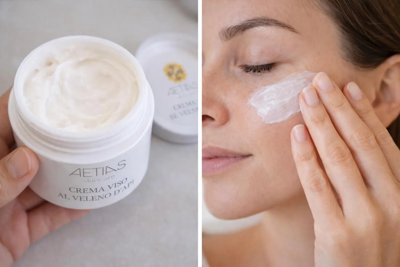 Biologische gezicht creme met bijengif - natuurlijke botox - marine collageen 50ml