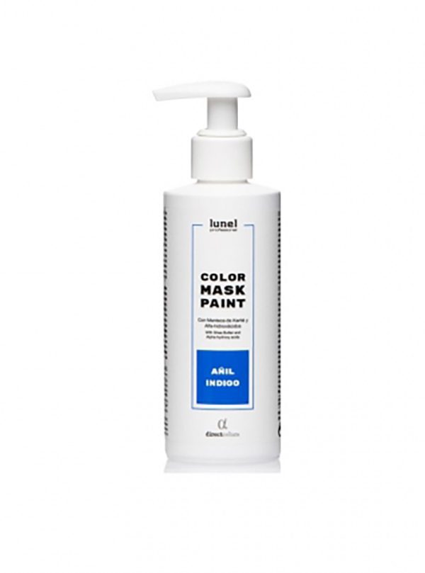 Lunel Kleur haarmasker INDIGO BLAUW haar verf,  200ml