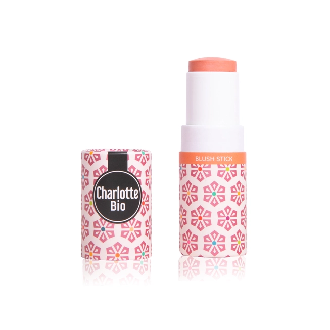Cosmos biologische en veganistische gezicht blush - rouge balsem - Koraal - 5gr