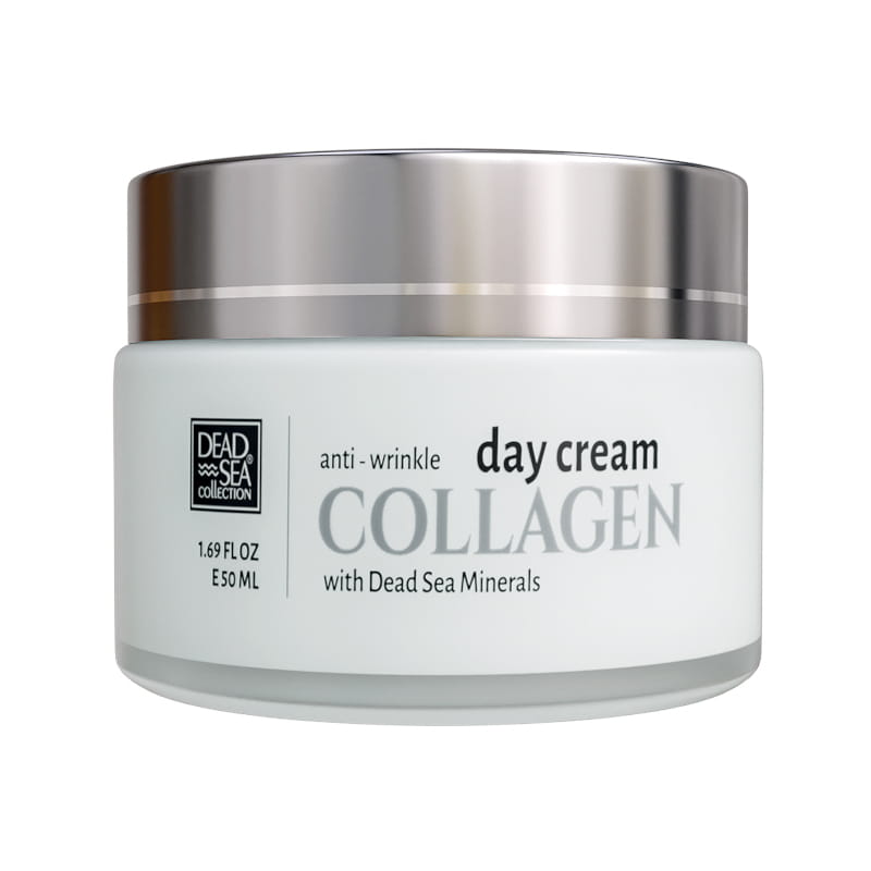 Israëls merk Dead Sea Collageen Dagcrème - met dode zee mineralen - verjongt - anti-age 50 ml