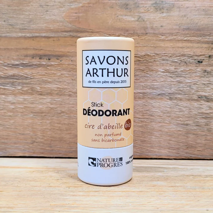 Biologische Vaste deodorant zonder bakpoeder - olijfolie en bijenwas - geurvrij - handgemaakt in Frankrijk 60gr