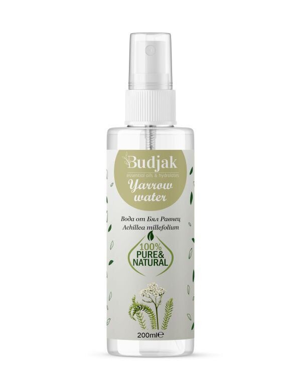 Biologische Bloemenwater van duizendblad (Achillea millefolium) - verzacht - zuivert - aftershave - vaginaal 200ml - Afbeelding 2