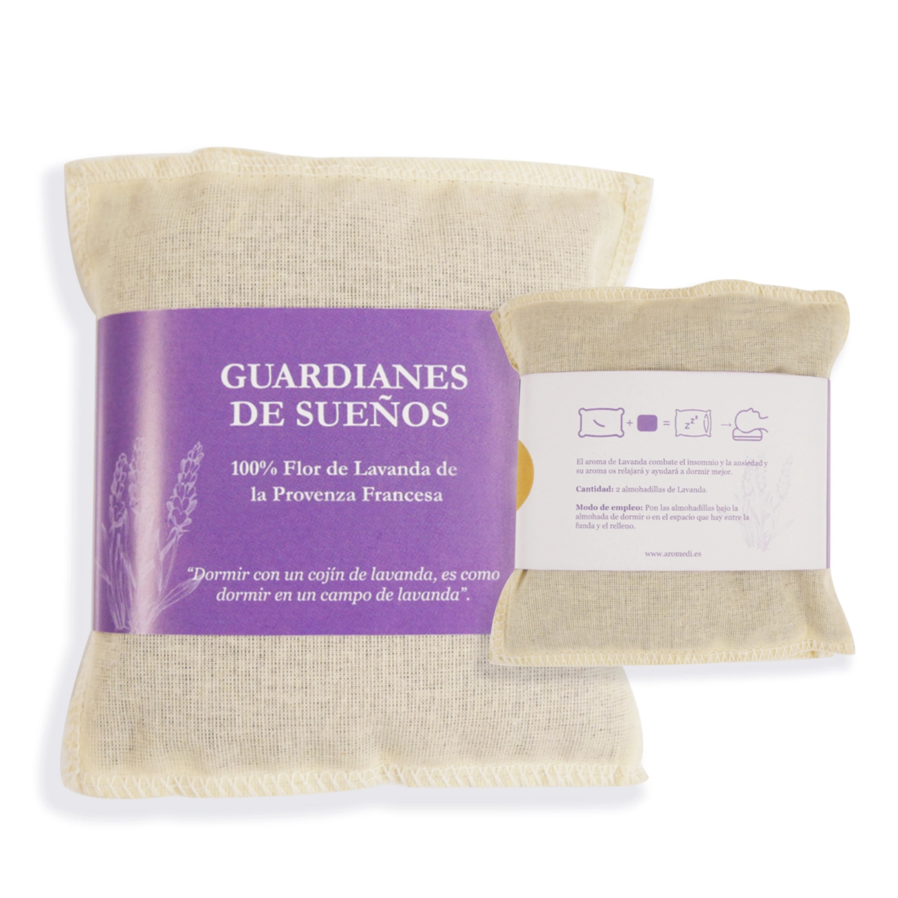 2 stuks Doeltreffende lavendel droom aromatische zakjes voor hoofdkussens - lekker slapen - 2st - Afbeelding 4