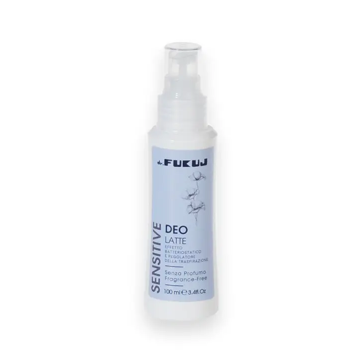 Zero% alcohol en delicate geur melk deo spray voor meest allergische huid types 100ml