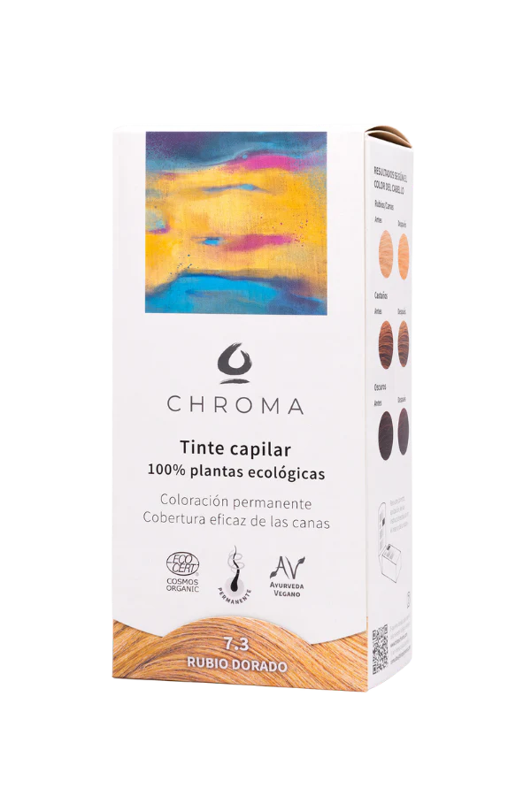 Biologische haar kleuring - henna poeder - kruiden - GOUD BLOND 7.3 - natuurlijke verf - handschoenen en muts - Afbeelding 4