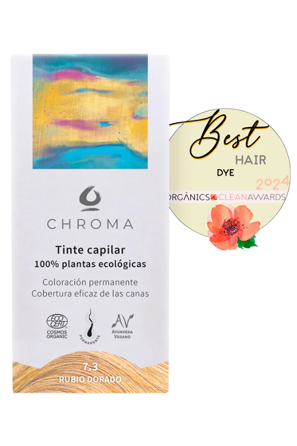 Biologische haar kleuring - henna poeder - kruiden - GOUD BLOND 7.3 - natuurlijke verf - handschoenen en muts - Afbeelding 5