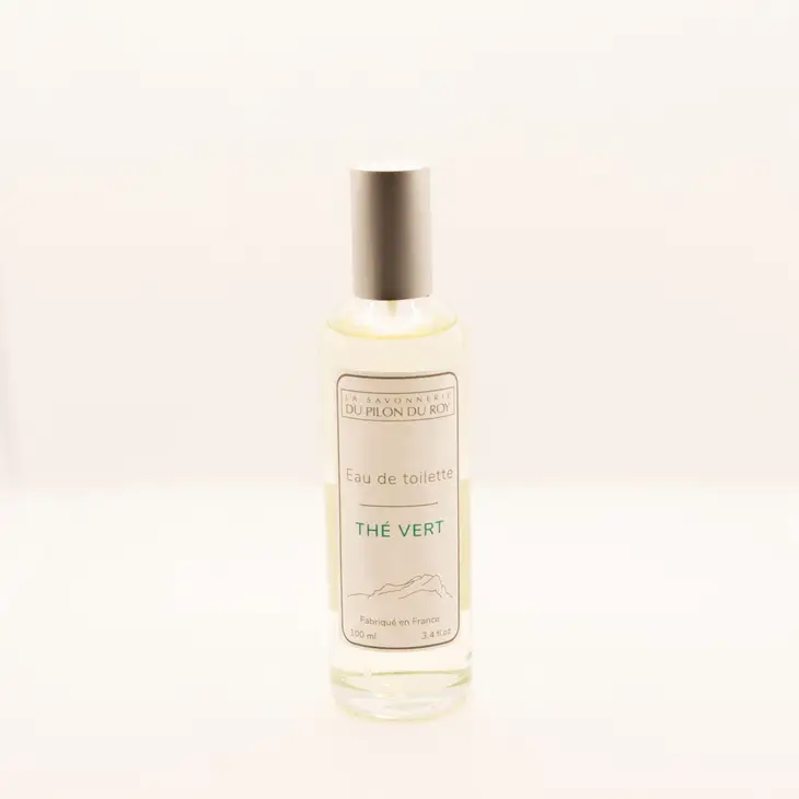 Biologische Eau de toilette Groene thee - gemaakt in Frankrijk - frisse geur - citrus - elegante 100ml