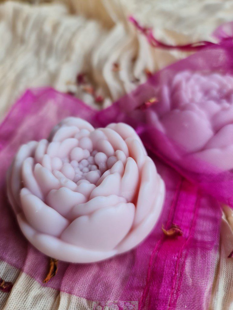 2 stuks Handgemaakte melts met organische soja was - oriëntaalse geur - kast geur hanger - WC geur - 2 stuks - Afbeelding 3