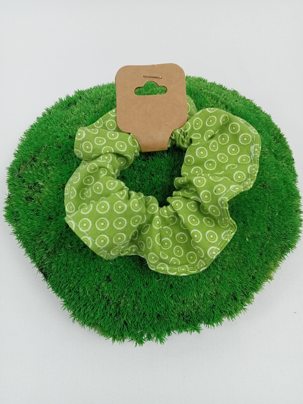 3 stuks Handgemaakte katoenen haar elastiekjes in diverse kleuren - Scrunchie - maar small - 3 stuks