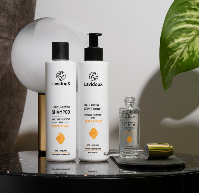 Luxe Natuurlijk haarconditioner met Amberextract en Jojoba olie - PROCAPIL - haarverlies - peptiden 250ml - Afbeelding 4