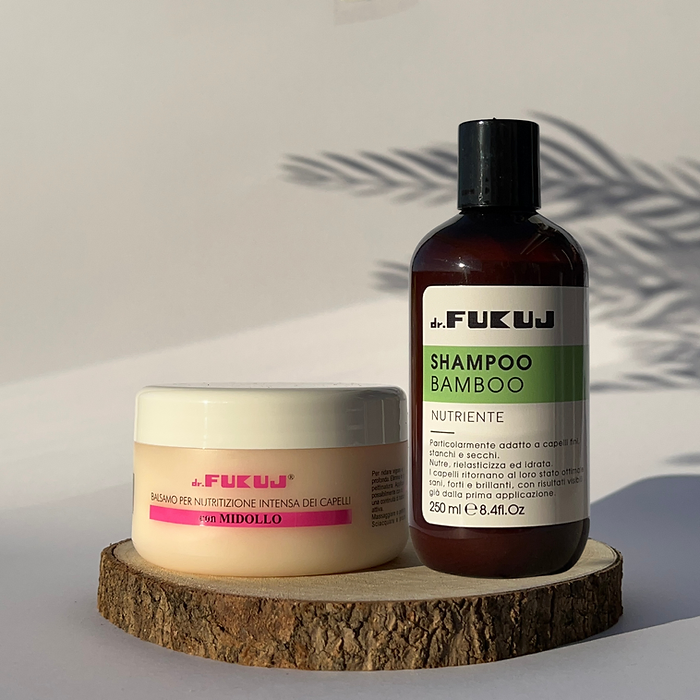 Doeltreffende shampoo met bamboemerg voor fijn en droog  haar - voedt diep 250ml