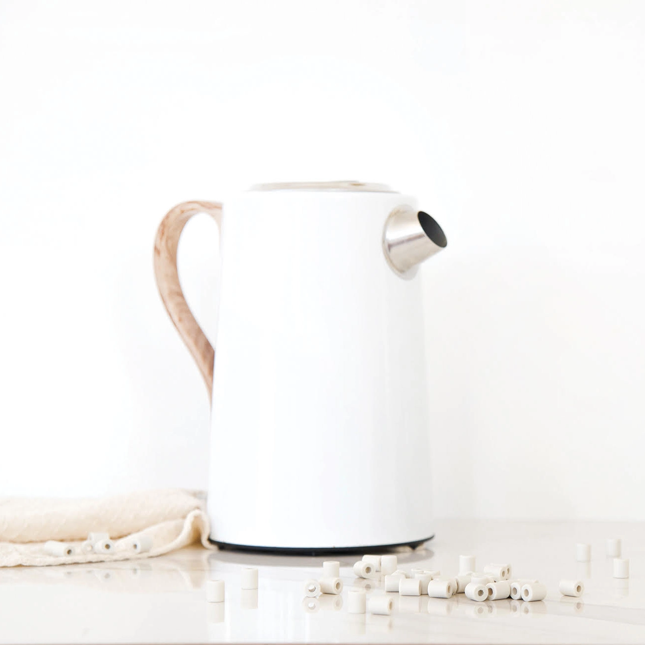 Ecologische multifunctionele keramische kralen - water zuiveren en smaak verbeteren - was zuiveren - filter - 50st Grijs kleur - Afbeelding 6