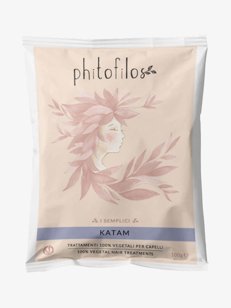 Gecertificeerde haar henna, KATAM - DONKER PAARSE TINTEN 100gr