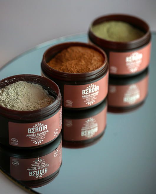 Cosmos gecertificeerd Biologisch Rhassoul klei poeder - zachte was - geschikt voor huid - gezicht en haar 150gr - Afbeelding 4