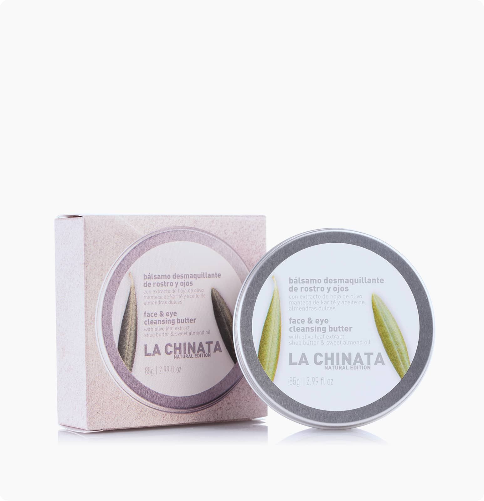 Gezichts- en oogmake-up remover balsem met olijfolie en shea boter 85gr - Afbeelding 2