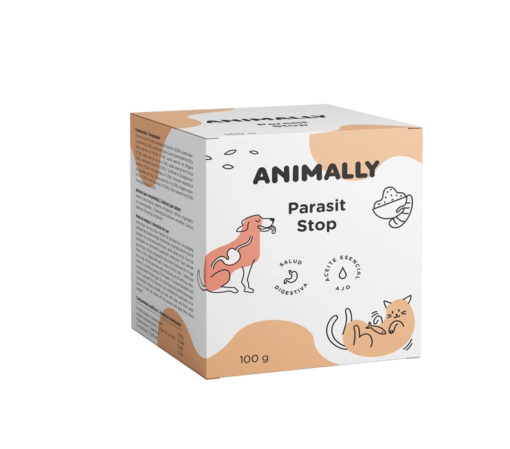 Animally Parasiet Stop - darmparasieten - wormen - spijsvertering - etherische olie 100 gram - Afbeelding 3