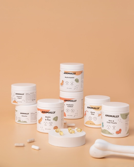 Animally biologische honden en katten supplement Prebiotische Koolstof - darmtransit 60 tabletten - Afbeelding 4