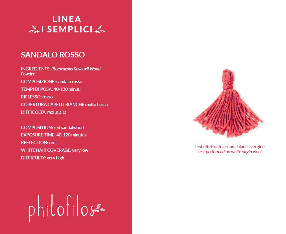 Gecertificeerde haar kleur, poeder henna, SANDAAL ROOD 50gr - Afbeelding 4