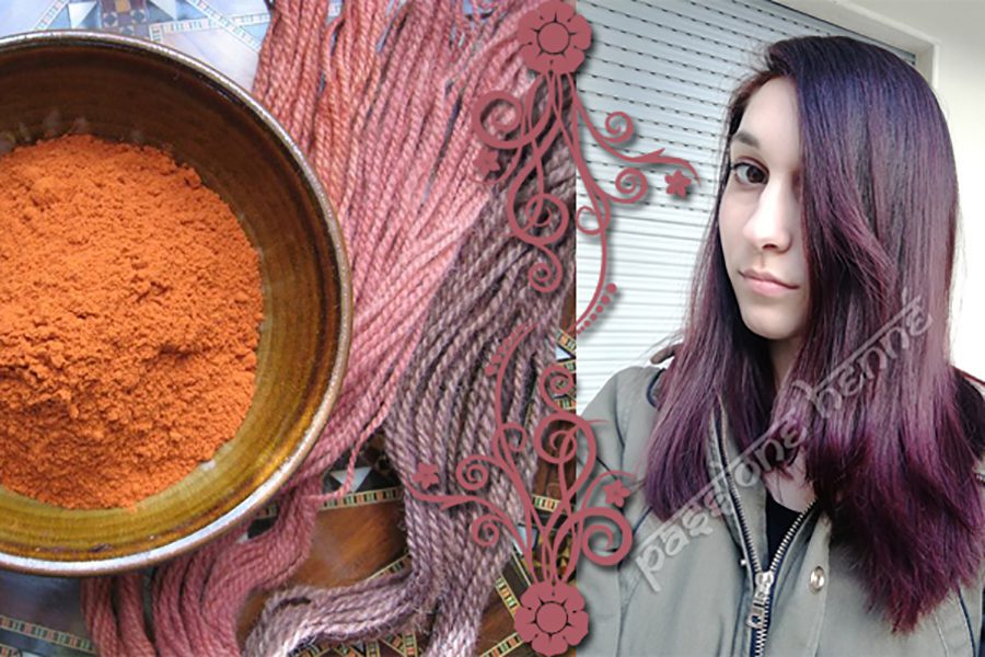 Gecertificeerde haar kleur, poeder henna, SANDAAL ROOD 50gr - Afbeelding 2