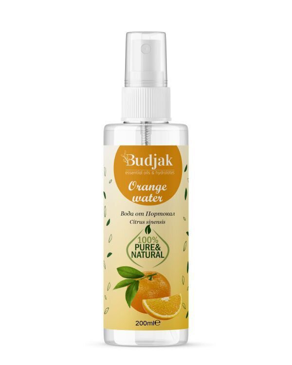 Biologische Sinaasappelschil bloemenwater (Citrus sinensis) – verheldert - deo maken - geluk 200ml - Afbeelding 2