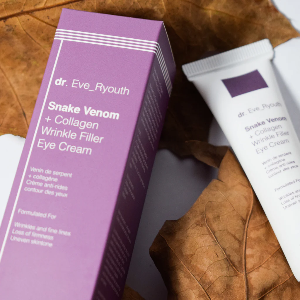 Luxe Slangengif en Collageen Rimpelvuller ogen crème - verjongt en vult de rimpels in - gladde huid 15ml - Afbeelding 3