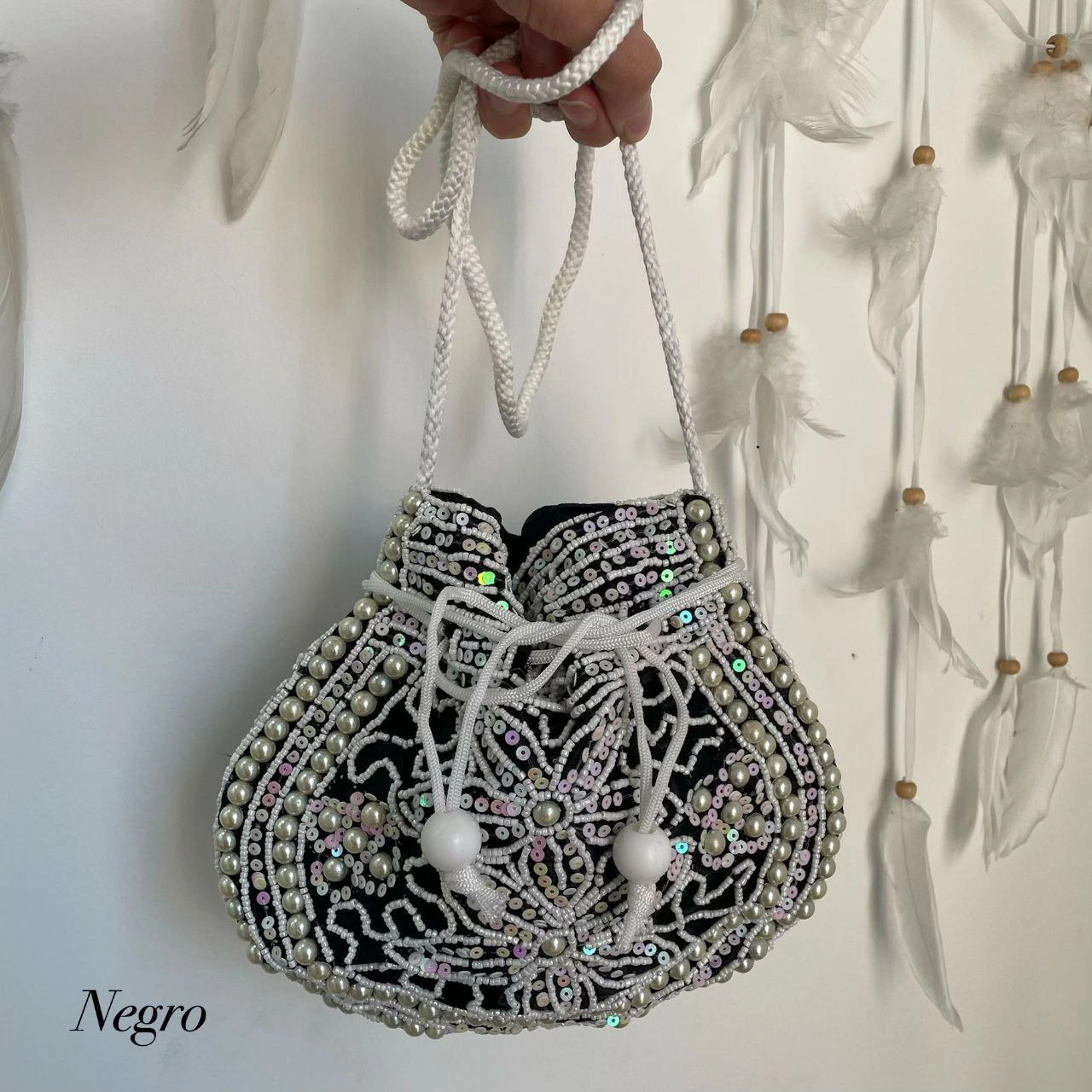 Handgemaakte bonbon tasjes - pailletten - schattige feestje tasje - chiffon tas DIVERSE KLEUREN
