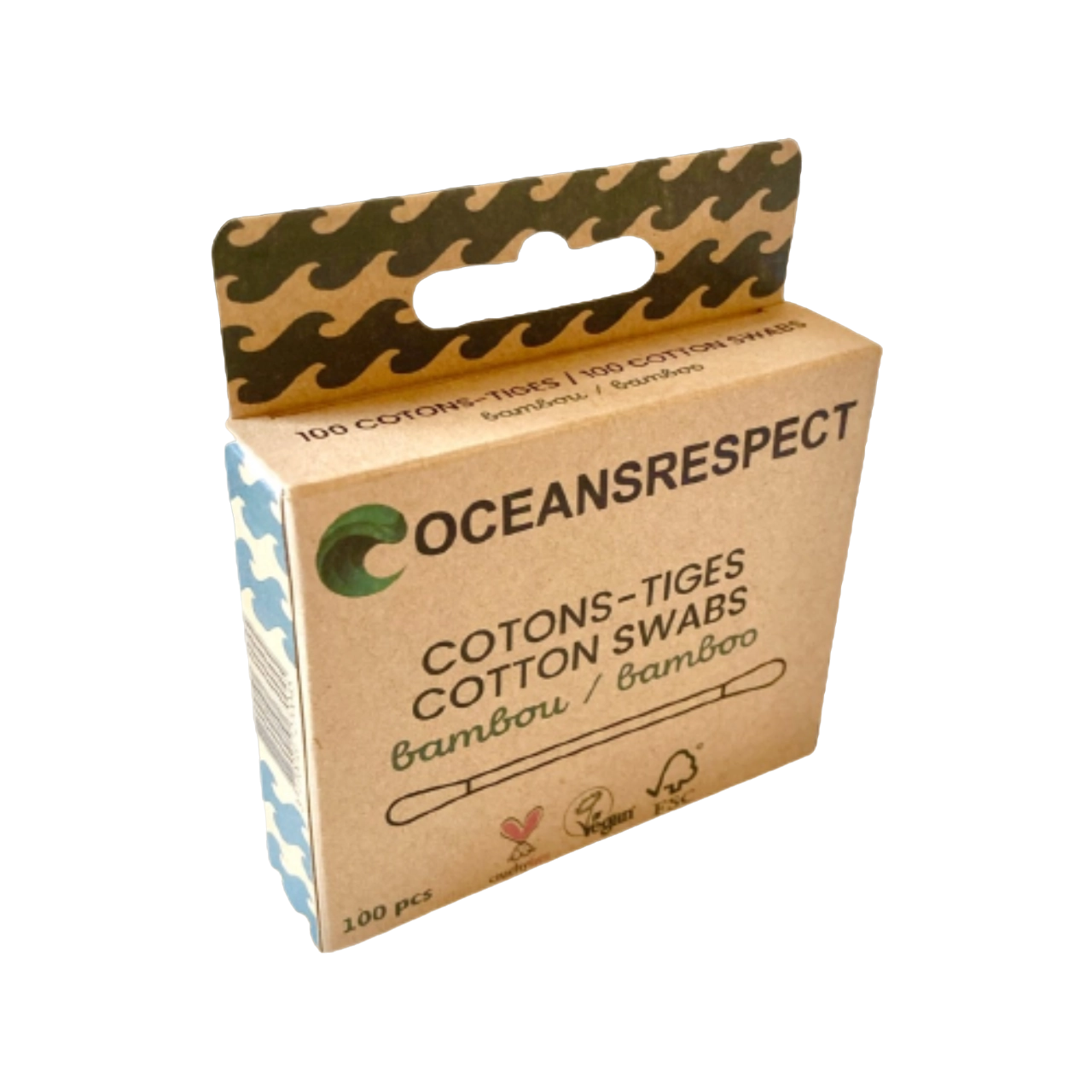 Set van 5 producten Duurzaam bamboe Zero waste- tandborstel met verwisselbare koppen - oor reiniger - tandzijde van maïsvezel 5 stuks - Afbeelding 7