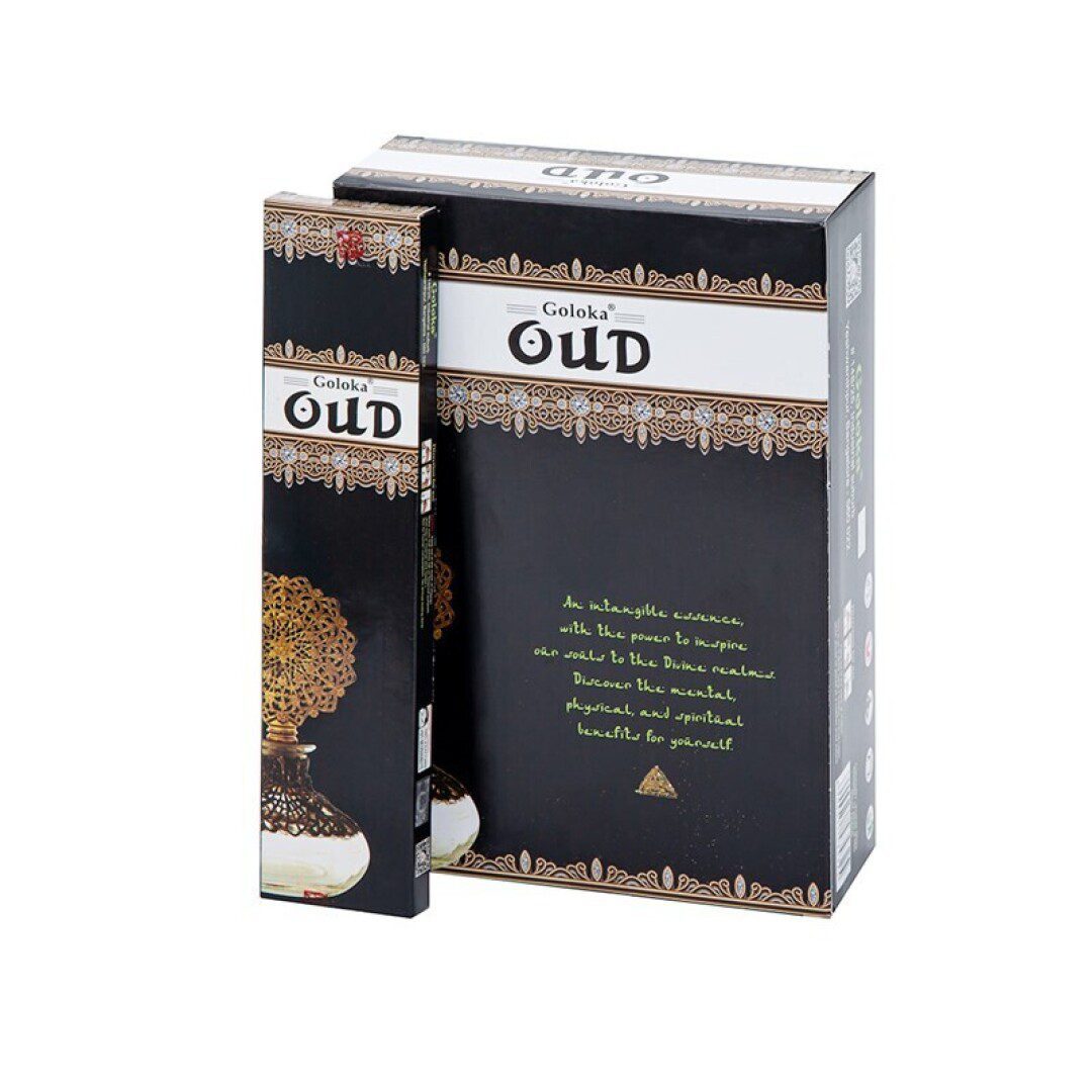 2 pakketen Handgemaakte wierook sticks met OUD - mystiek en energiebescherming 20gr