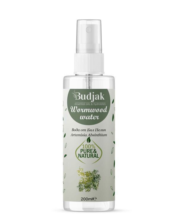 Biologische Bloemwater van witte alsem (Artemisia absinthium) - bittere zuiverende eigenschappen 200ml - Afbeelding 2