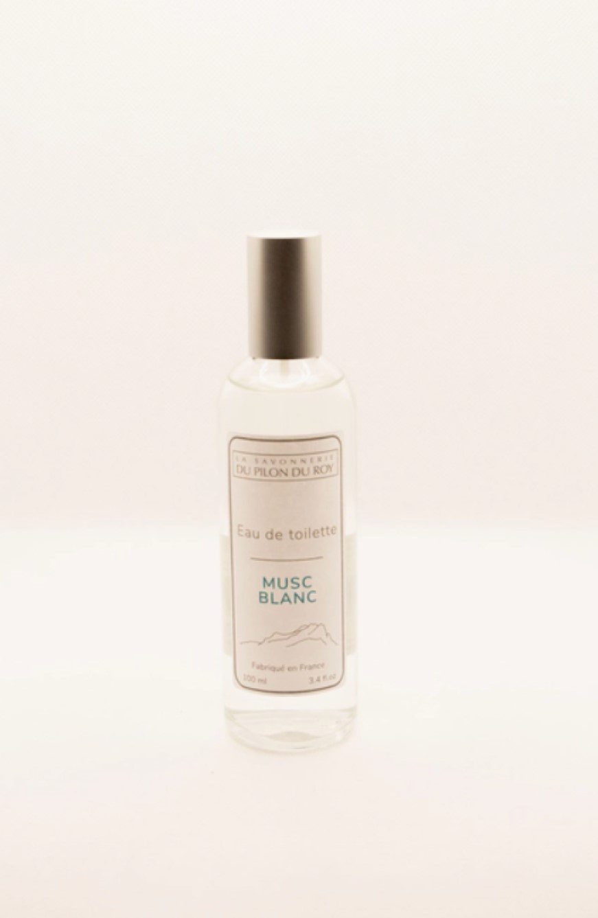 Biologische Eau de toilette Witte Muskus - gemaakt in Frankrijk - fruitig - sensueel - tonisch 100ml
