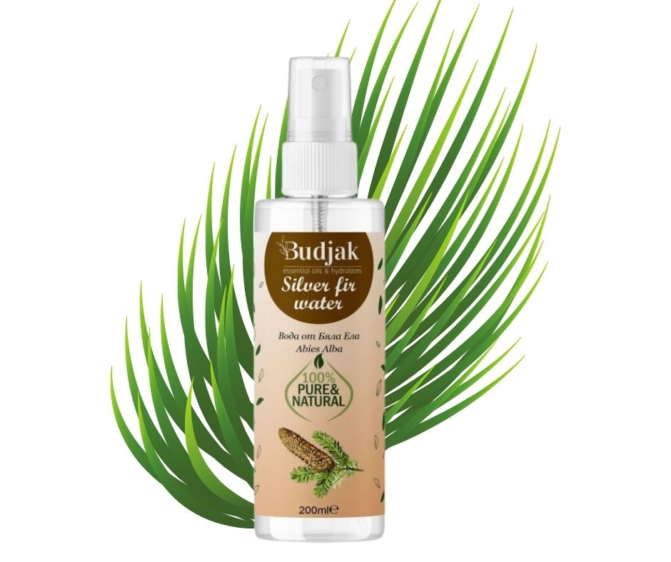 Biologische Bloemenwater van witte spar (Abies alba) – verstevigd de huid - goed voor ademhaling 200ml