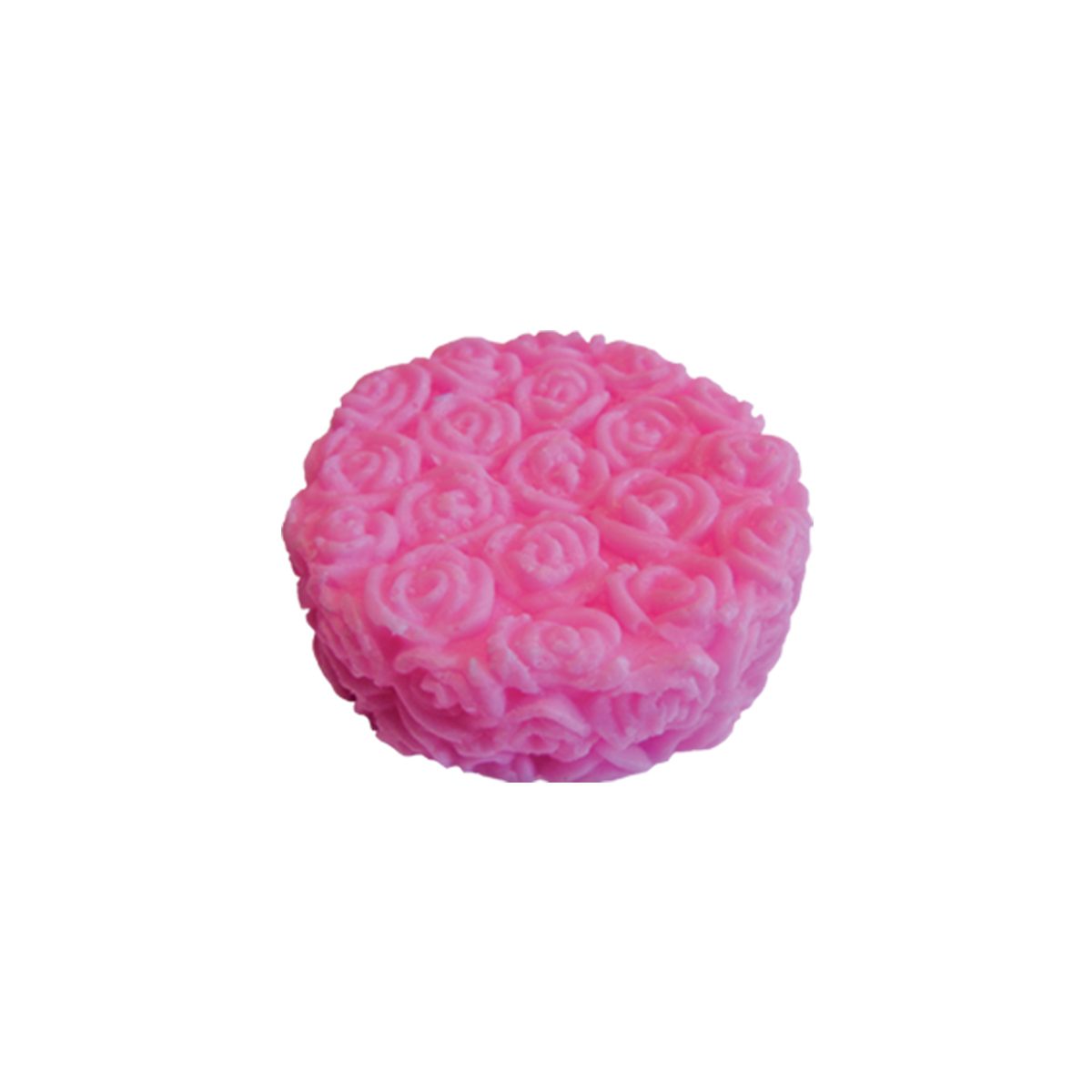 2 stuks Luxe Bulgaarse rozen zepen - heerlijk geuren - douche sponge zeep  - roze kleur - zachte huid 70gr-85gr